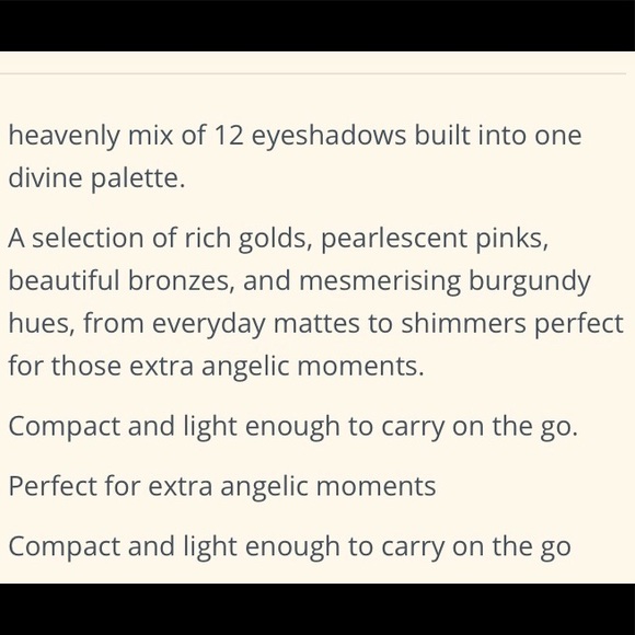 I Love Revolution Angel Heart Eye Shadow Pallet - Picture 3 of 6